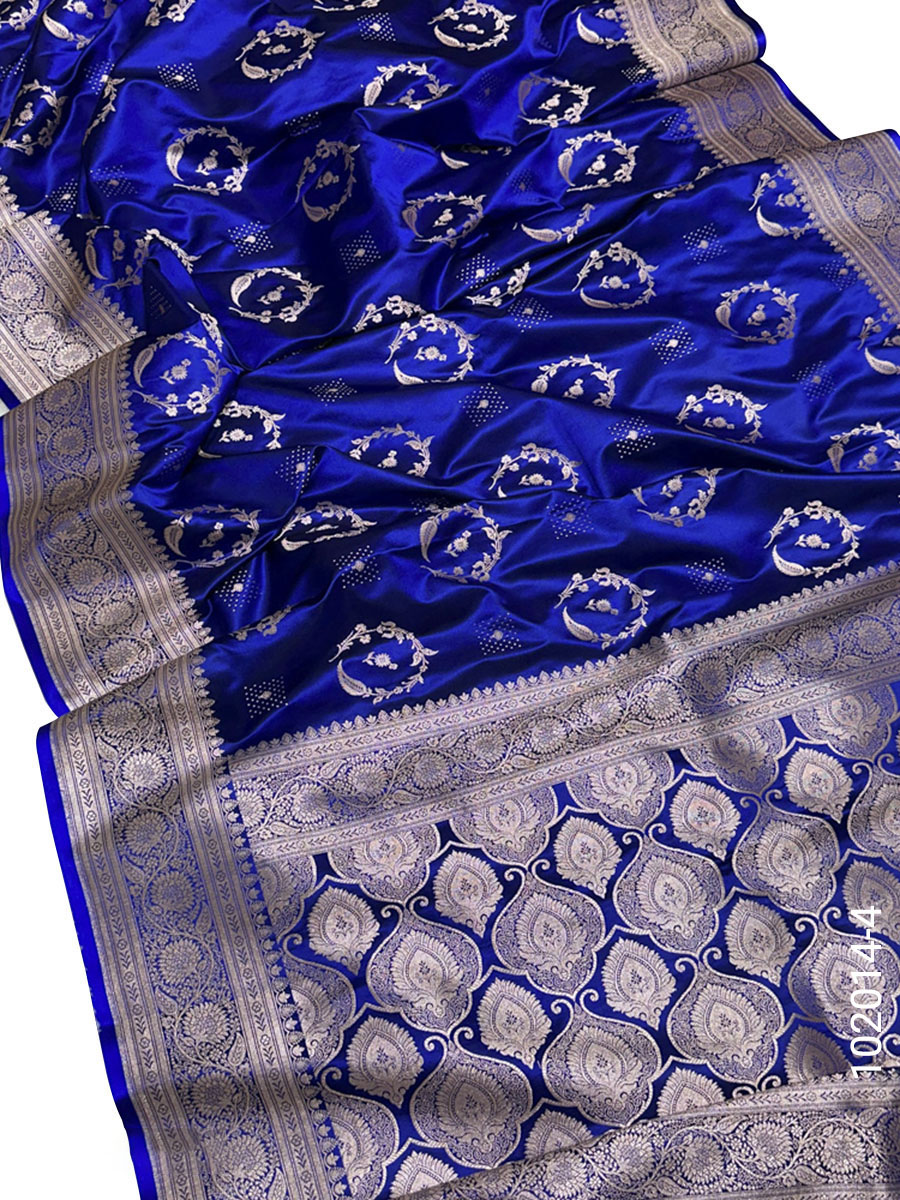 Mashru Silk Zari Work Banarasi Saree Wholesale view 5