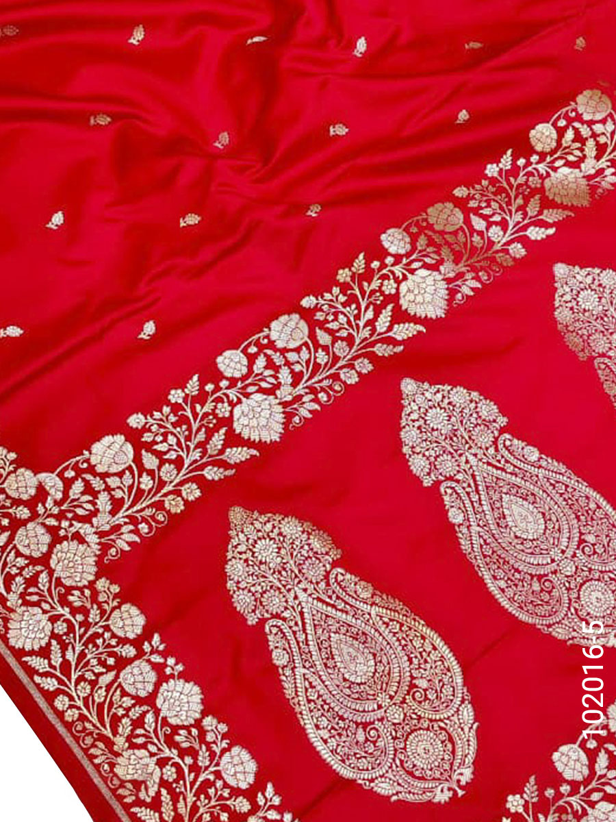 Mashru Silk Zari Work Banarasi Saree Wholesale view 5