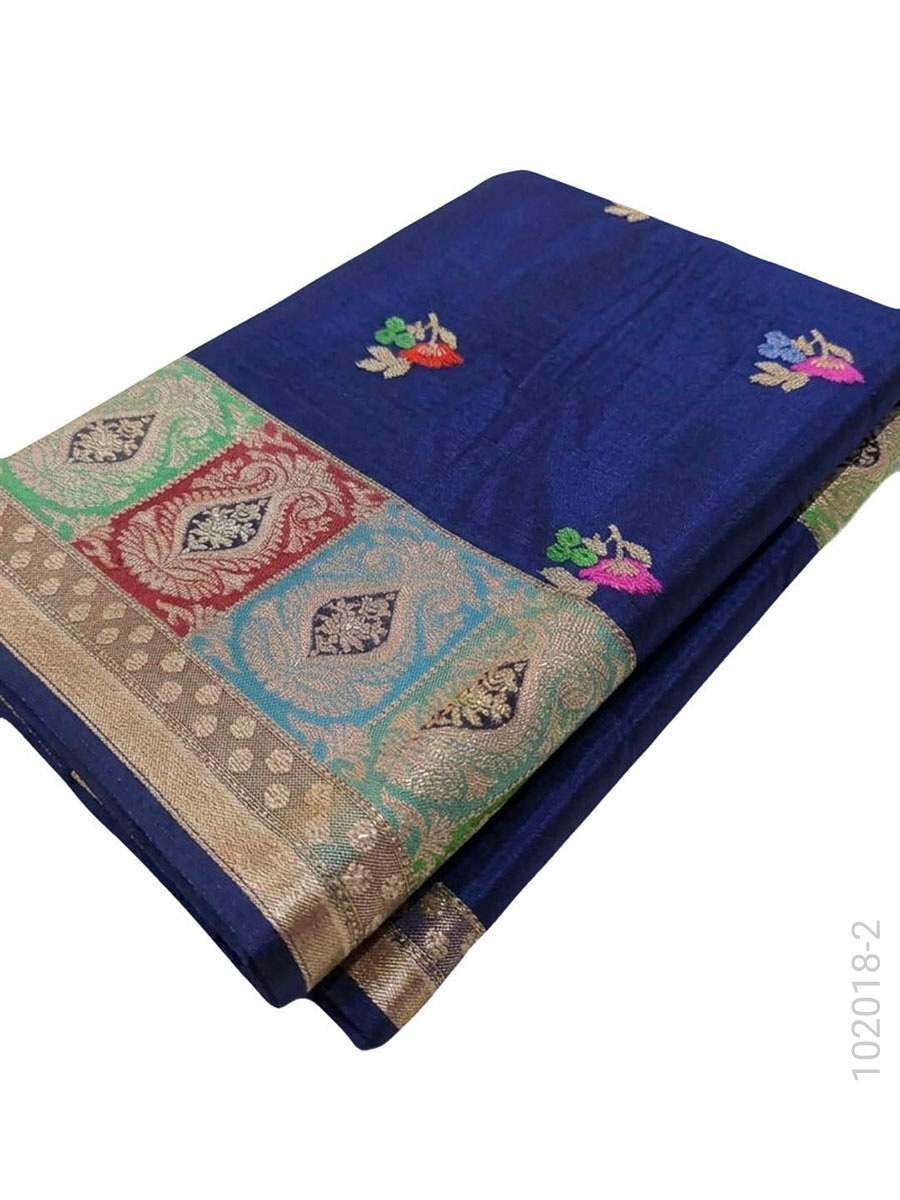 Mashru Silk Resham and Zari Work Banarasi Saree Wholesale view 3