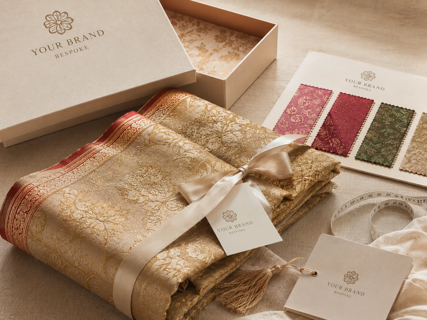 Custom woven Banarasi collections and private label manufacturing