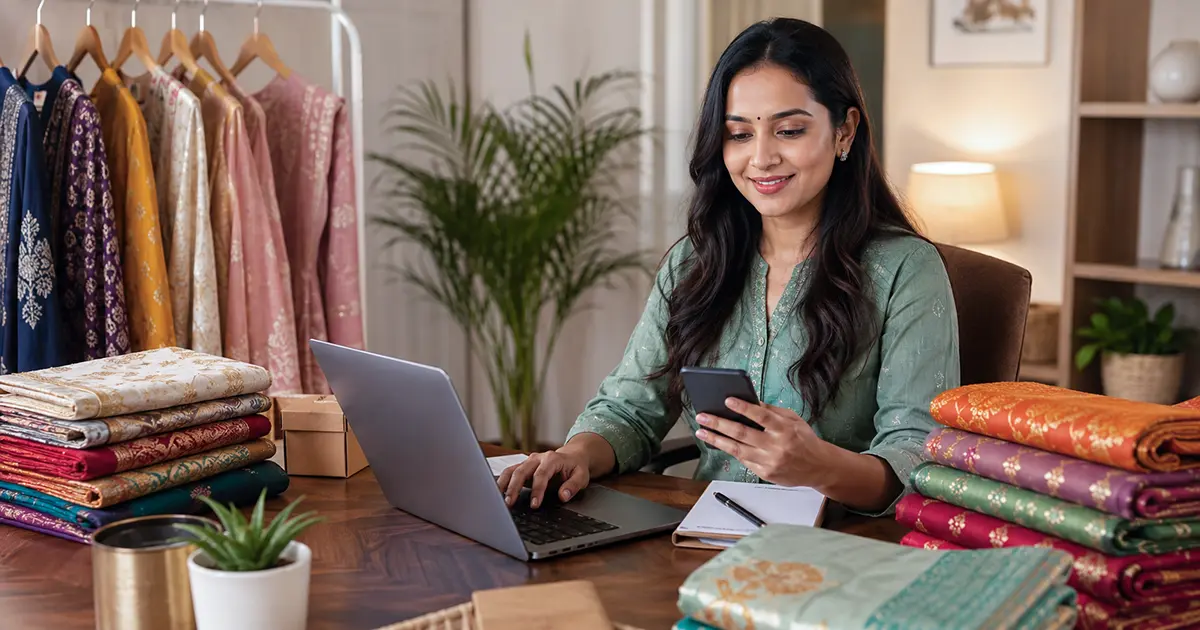 How to Start a Saree Reselling Business from Home in India