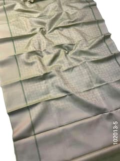 Art Silk Zari Work Jamdani Banarasi Saree view 6