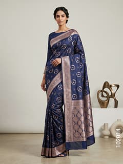 Mashru Silk Zari Work Designer Banarasi Saree view 1