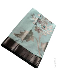 Soft Silk Zari Work Designer Banarasi Saree view 5