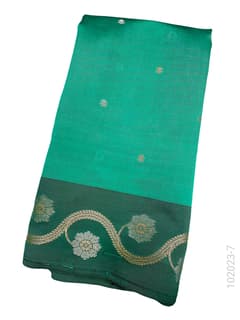 Katan Silk Zari Work Designer Banarasi Saree view 8