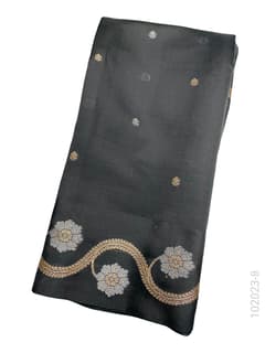 Katan Silk Zari Work Designer Banarasi Saree view 9
