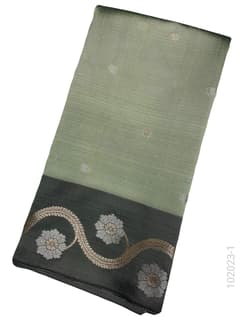 Katan Silk Zari Work Designer Banarasi Saree view 2