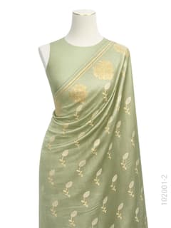 Soft Silk Zari Work Designer Banarasi Saree view 3