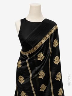 Soft Silk Zari Work Buta Banarasi Saree view 8