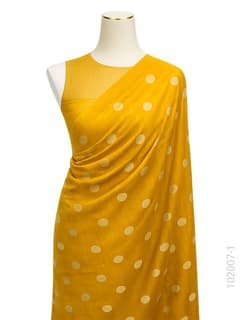 Soft Silk Zari Work Dollar Buti Banarasi Saree view 2