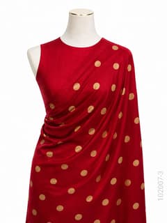 Soft Silk Zari Work Dollar Buti Banarasi Saree view 4