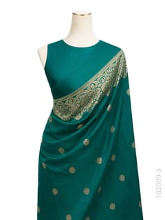 Soft Silk Zari Work Designer Banarasi Saree view 4