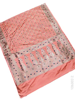 Mashru Silk Resham and Zari Jaal Work Banarasi Saree view 3