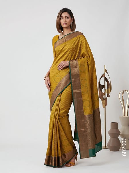 Gold Faux Cotton Silk Zari Under 999 Wholesale