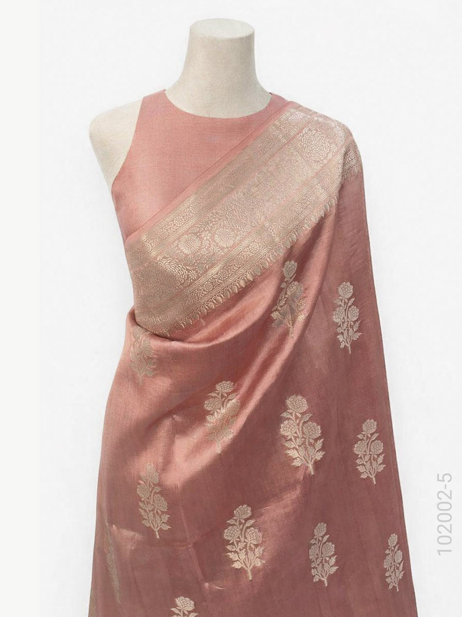Soft Silk Zari Work Banarasi Saree Wholesale view 6