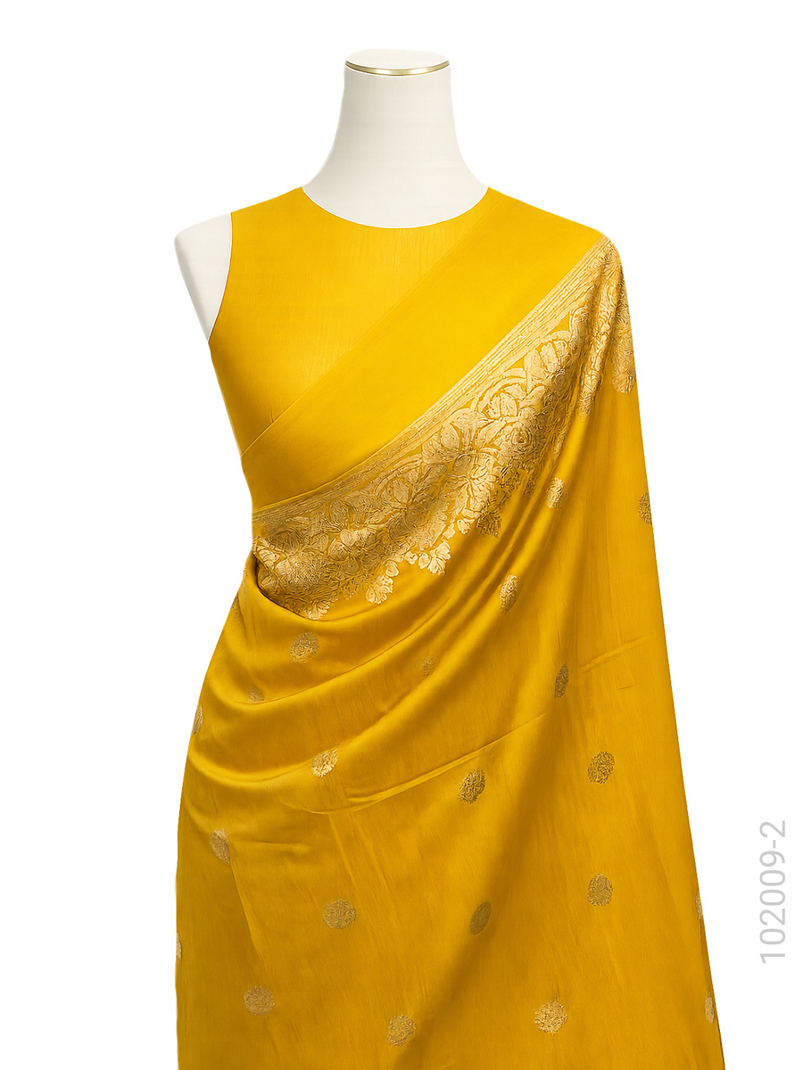 Soft Silk Zari Work Designer Banarasi Saree Wholesale view 3