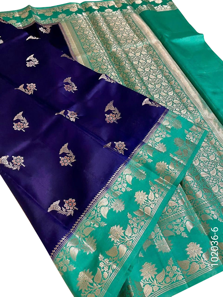Dupion Silk Designer Banarasi Saree view 7