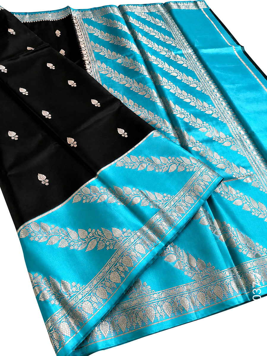 Soft Silk Zari Work Designer Banarasi Saree view 8